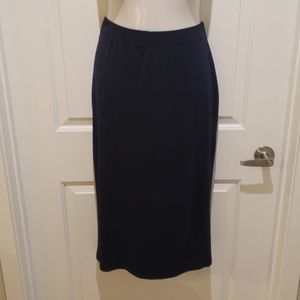 Navy Pencil Skirt